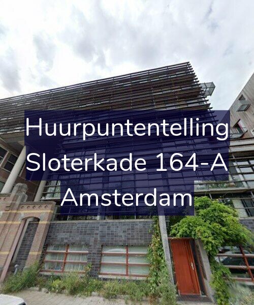 Foto gevel Huurpuntentelling voor Sloterkade 164-A, Amsterdam