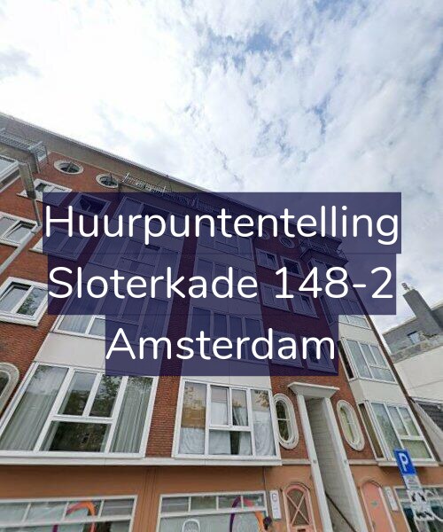 Foto gevel Huurpuntentelling voor Sloterkade 148-2, Amsterdam