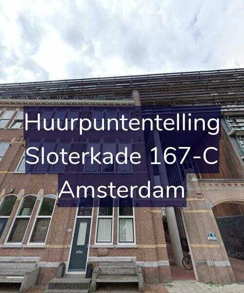 Foto gevel Huurpuntentelling voor Sloterkade 167-C, Amsterdam