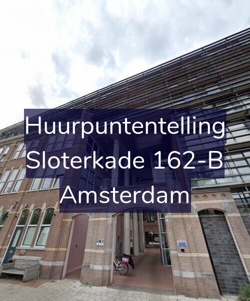 Foto gevel Huurpuntentelling voor Sloterkade 162-B, Amsterdam