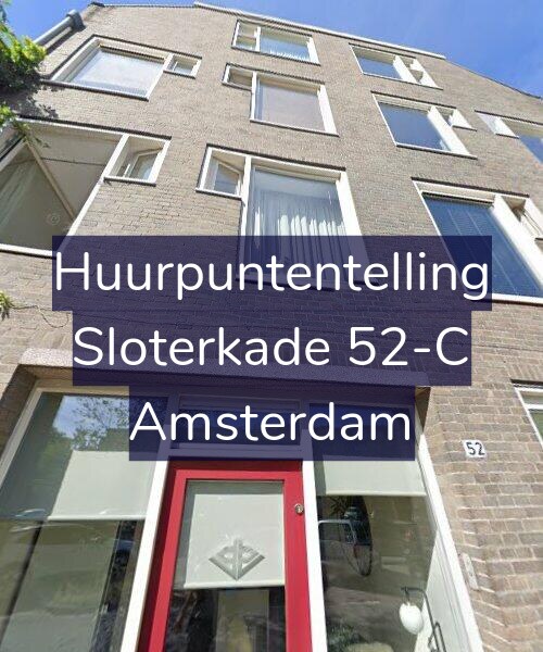 Foto gevel Huurpuntentelling voor Sloterkade 52-C, Amsterdam