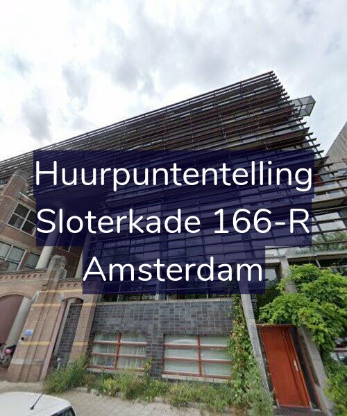 Foto gevel Huurpuntentelling voor Sloterkade 166-R, Amsterdam