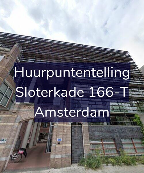 Foto gevel Huurpuntentelling voor Sloterkade 166-T, Amsterdam