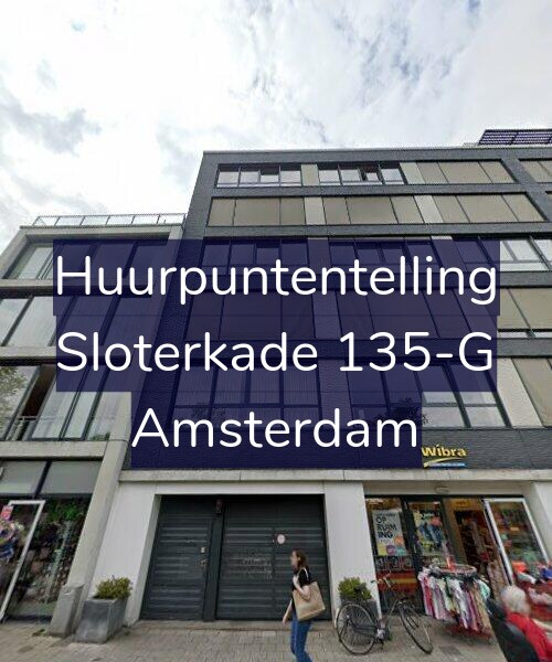 Foto gevel Huurpuntentelling voor Sloterkade 135-G, Amsterdam
