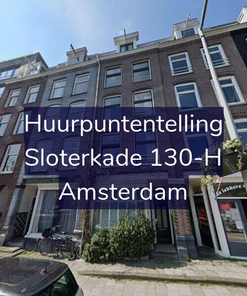 Foto gevel Huurpuntentelling voor Sloterkade 130-H, Amsterdam