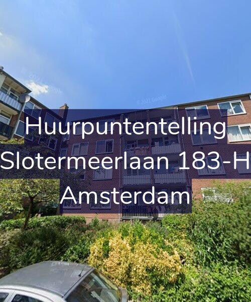 Foto gevel Huurpuntentelling voor Slotermeerlaan 183-H, Amsterdam