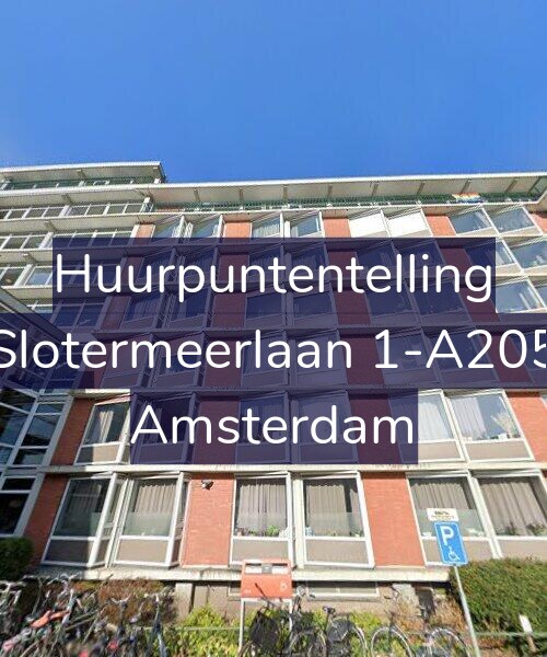 Foto gevel Huurpuntentelling voor Slotermeerlaan 1-A205, Amsterdam