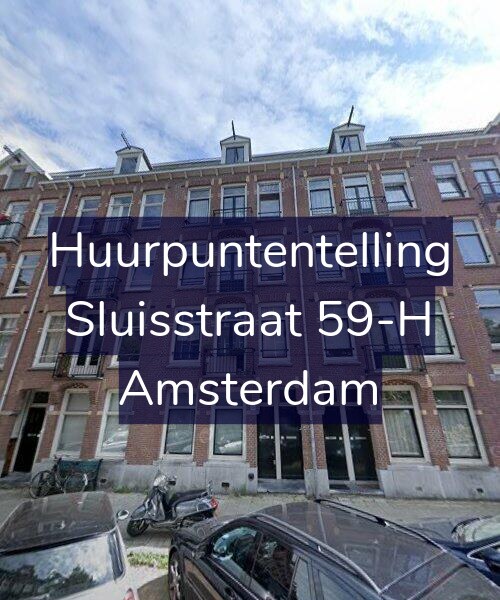 Foto gevel Huurpuntentelling voor Sluisstraat 59-H, Amsterdam