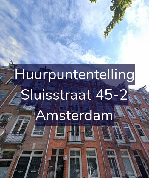 Foto gevel Huurpuntentelling voor Sluisstraat 45-2, Amsterdam