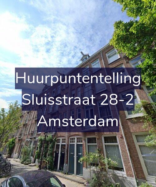 Foto gevel Huurpuntentelling voor Sluisstraat 28-2, Amsterdam