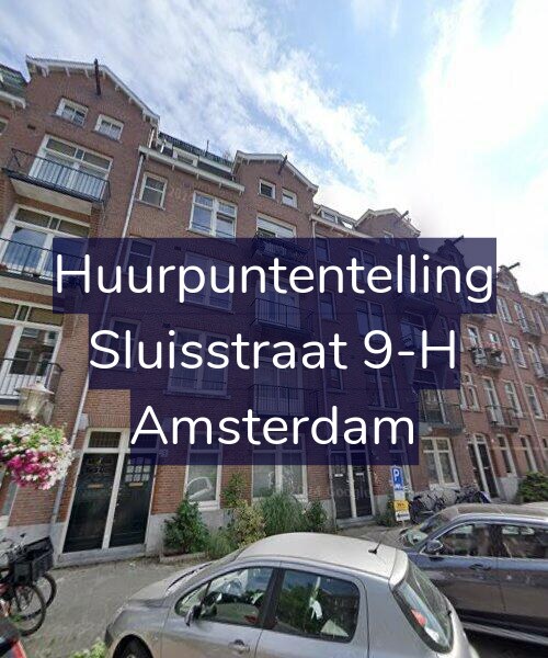 Foto gevel Huurpuntentelling voor Sluisstraat 9-H, Amsterdam