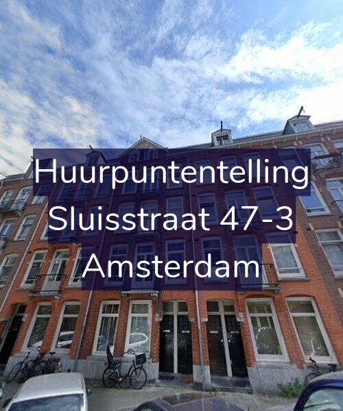 Foto gevel Huurpuntentelling voor Sluisstraat 47-3, Amsterdam