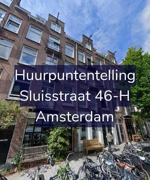 Foto gevel Huurpuntentelling voor Sluisstraat 46-H, Amsterdam