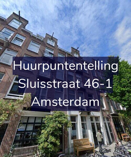 Foto gevel Huurpuntentelling voor Sluisstraat 46-1, Amsterdam