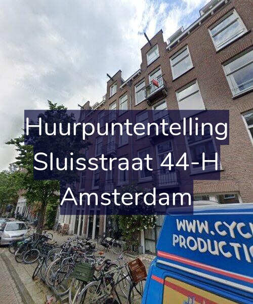Foto gevel Huurpuntentelling voor Sluisstraat 44-H, Amsterdam