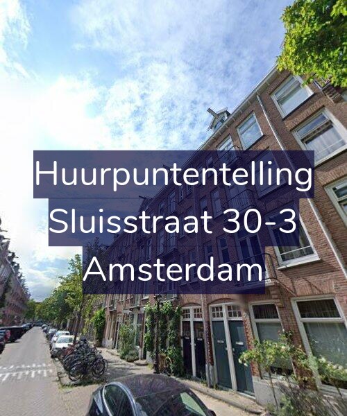 Foto gevel Huurpuntentelling voor Sluisstraat 30-3, Amsterdam