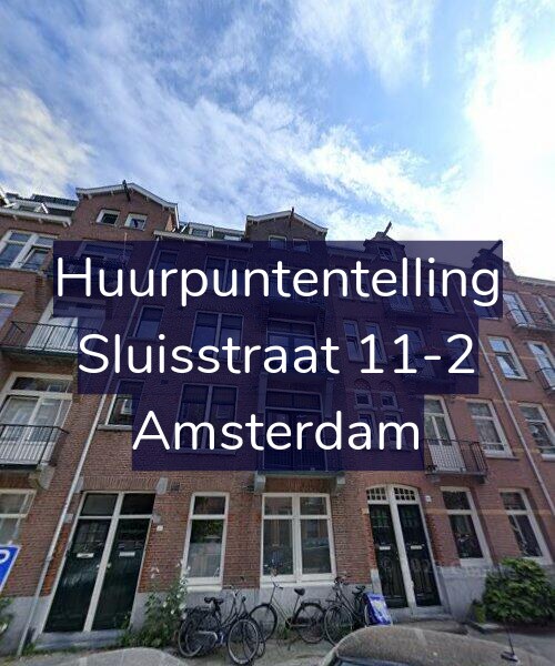 Foto gevel Huurpuntentelling voor Sluisstraat 11-2, Amsterdam