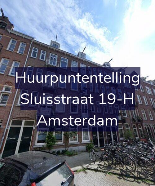 Foto gevel Huurpuntentelling voor Sluisstraat 19-H, Amsterdam