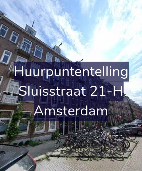 Foto gevel Huurpuntentelling voor Sluisstraat 21-H, Amsterdam