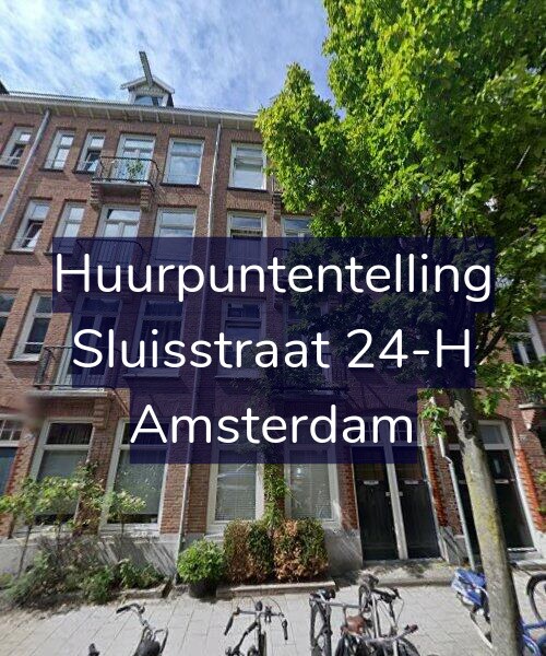 Foto gevel Huurpuntentelling voor Sluisstraat 24-H, Amsterdam