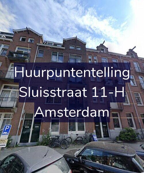 Foto gevel Huurpuntentelling voor Sluisstraat 11-H, Amsterdam