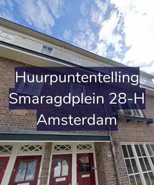Foto gevel Huurpuntentelling voor Smaragdplein 28-H, Amsterdam