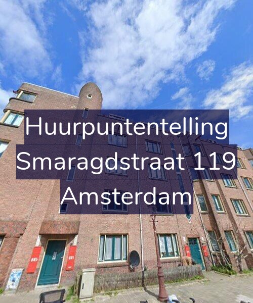 Foto gevel Huurpuntentelling voor Smaragdstraat 119, Amsterdam