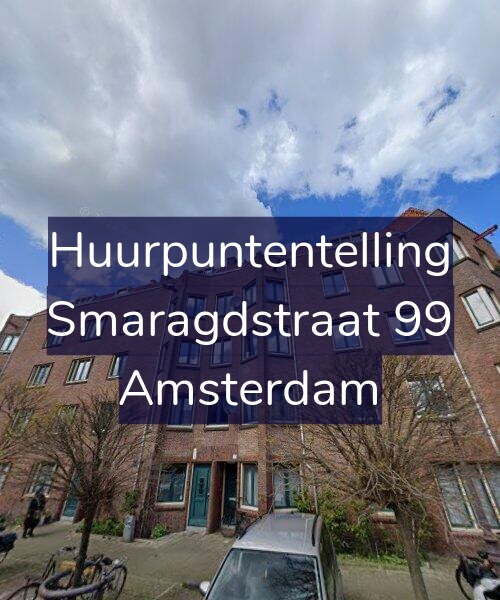Foto gevel Huurpuntentelling voor Smaragdstraat 99, Amsterdam