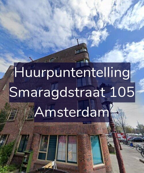 Foto gevel Huurpuntentelling voor Smaragdstraat 105, Amsterdam