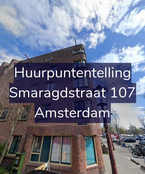 Foto gevel Huurpuntentelling voor Smaragdstraat 107, Amsterdam