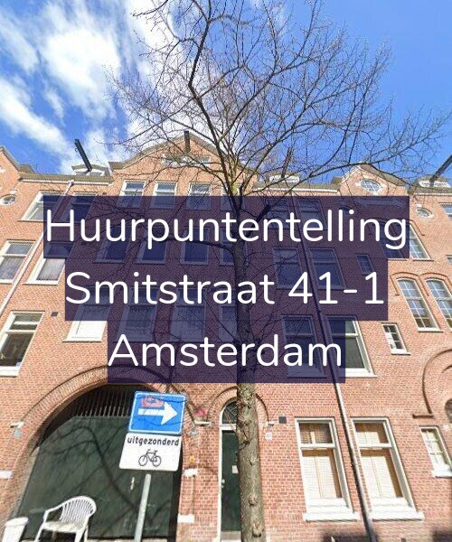 Foto gevel Huurpuntentelling voor Smitstraat 41-1, Amsterdam