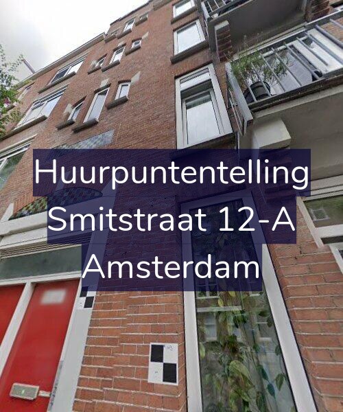 Foto gevel Huurpuntentelling voor Smitstraat 12-A, Amsterdam