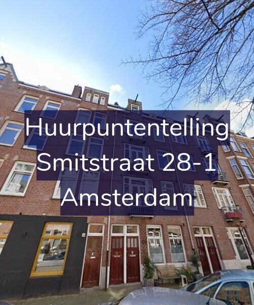Foto gevel Huurpuntentelling voor Smitstraat 28-1, Amsterdam
