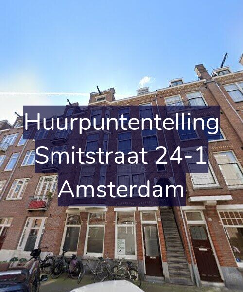 Foto gevel Huurpuntentelling voor Smitstraat 24-1, Amsterdam