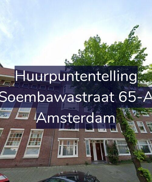 Foto gevel Huurpuntentelling voor Soembawastraat 65-A, Amsterdam