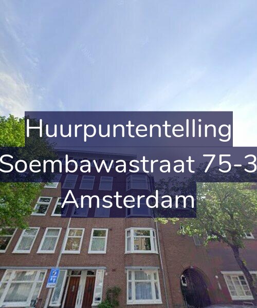 Foto gevel Huurpuntentelling voor Soembawastraat 75-3, Amsterdam