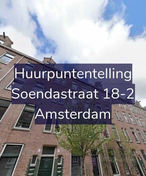 Foto gevel Huurpuntentelling voor Soendastraat 18-2, Amsterdam