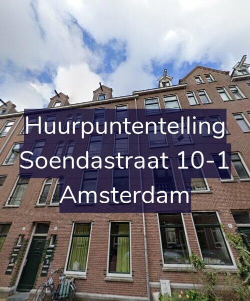 Foto gevel Huurpuntentelling voor Soendastraat 10-1, Amsterdam