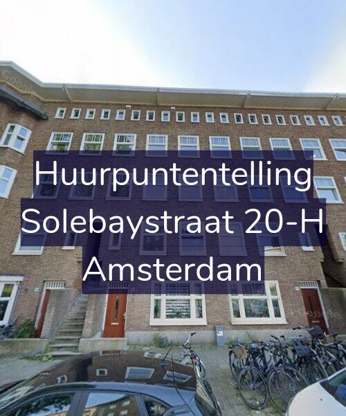 Foto gevel Huurpuntentelling voor Solebaystraat 20-H, Amsterdam