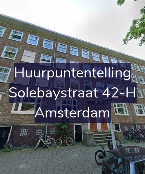 Foto gevel Huurpuntentelling voor Solebaystraat 42-H, Amsterdam