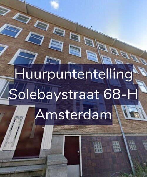 Foto gevel Huurpuntentelling voor Solebaystraat 68-H, Amsterdam