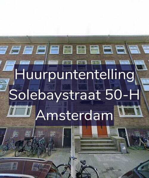 Foto gevel Huurpuntentelling voor Solebaystraat 50-H, Amsterdam