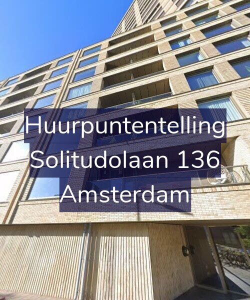 Foto gevel Huurpuntentelling voor Solitudolaan 136, Amsterdam