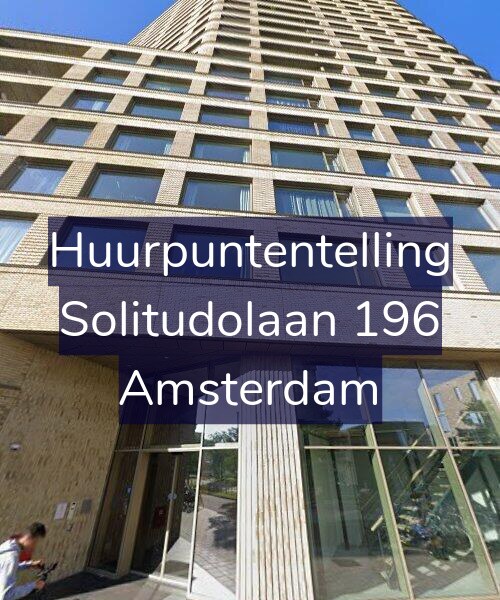 Foto gevel Huurpuntentelling voor Solitudolaan 196, Amsterdam
