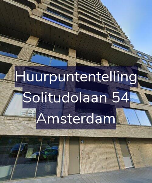 Foto gevel Huurpuntentelling voor Solitudolaan 54, Amsterdam