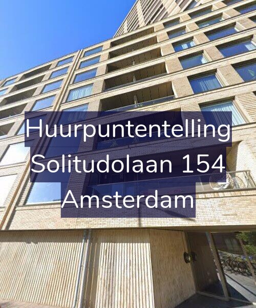 Foto gevel Huurpuntentelling voor Solitudolaan 154, Amsterdam
