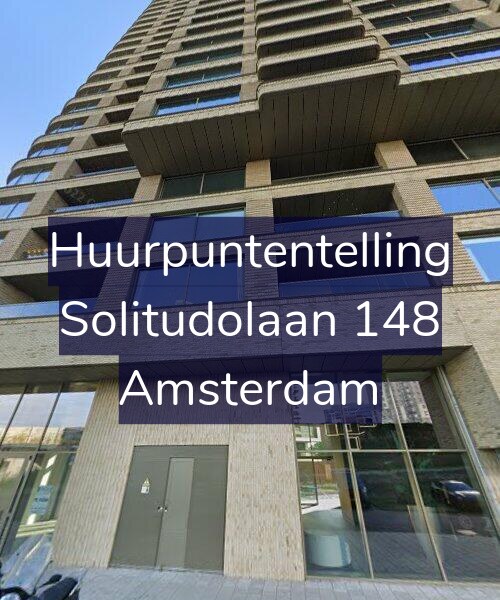 Foto gevel Huurpuntentelling voor Solitudolaan 148, Amsterdam