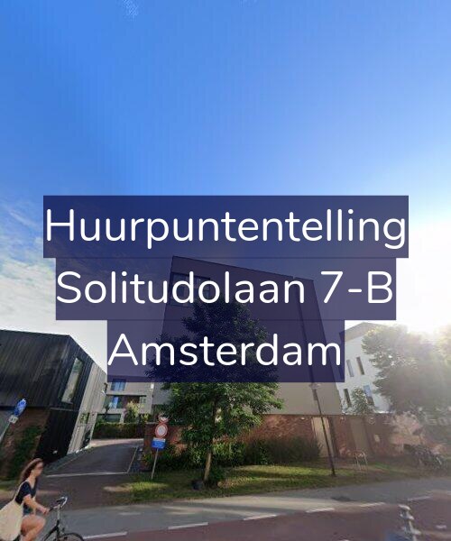 Foto gevel Huurpuntentelling voor Solitudolaan 7-B, Amsterdam
