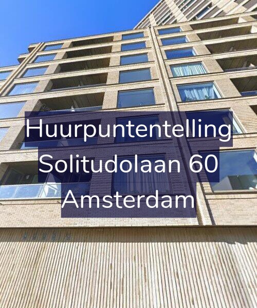 Foto gevel Huurpuntentelling voor Solitudolaan 60, Amsterdam