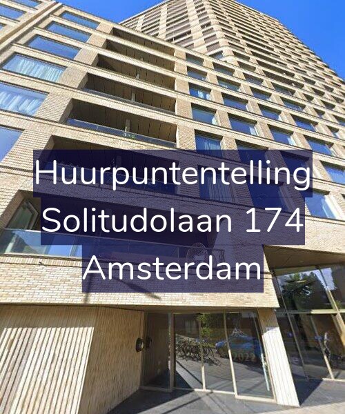 Foto gevel Huurpuntentelling voor Solitudolaan 174, Amsterdam